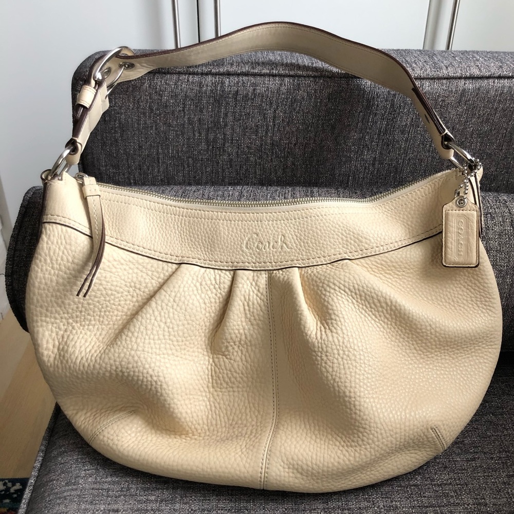 Coach Leather Purse Hobo Tote bag